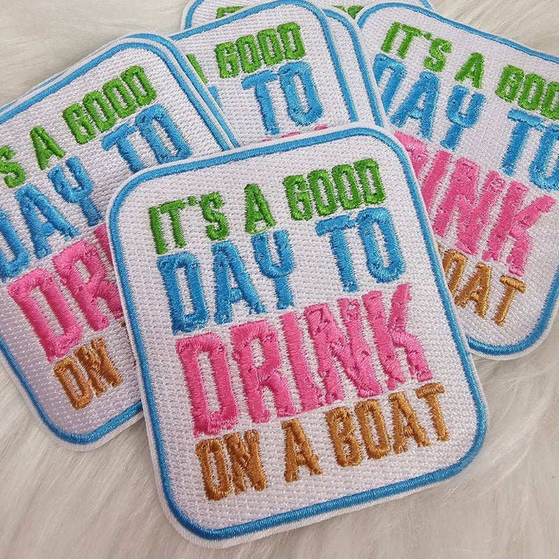 Wholesale Embroidered English Alphabet Large Embroidered Hat Decorative Cloth Patch